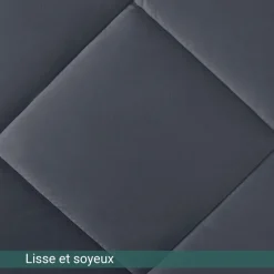 SAMPUR Couette sherpa gris Laine Synthétique Discount