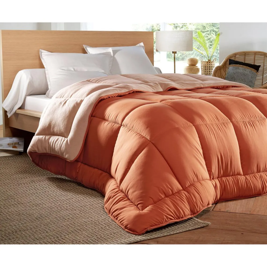 Becquet Couette 200x200 HEBE 400 g/m² orange en polyester Best