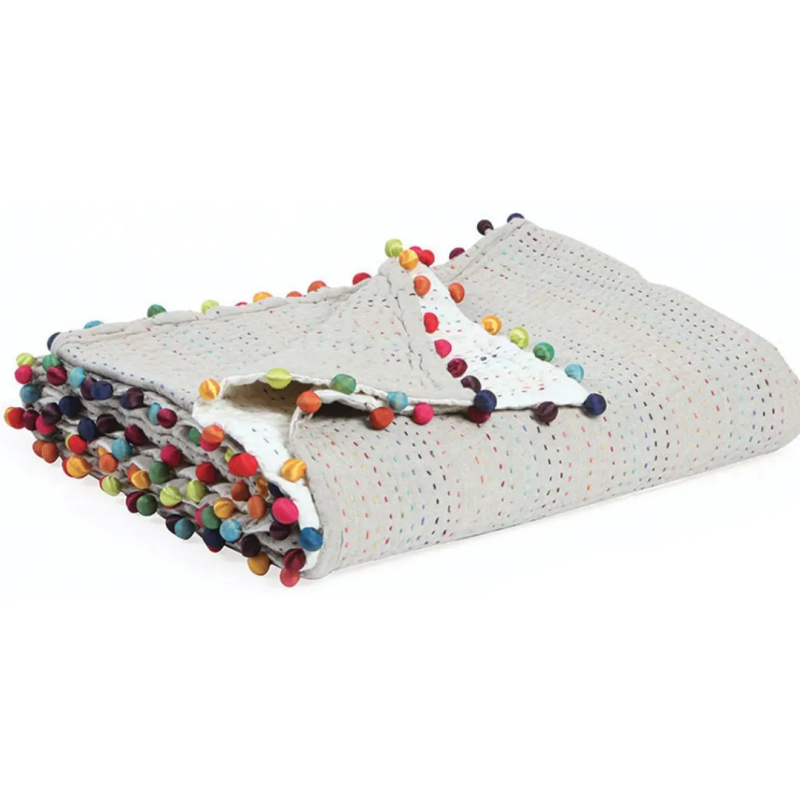 Maison Vivaraise Courtepointe uni Gastounet Multico 220 x 220 Clearance