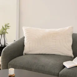 3S. x Home Coussin Arka - ivoire Clearance