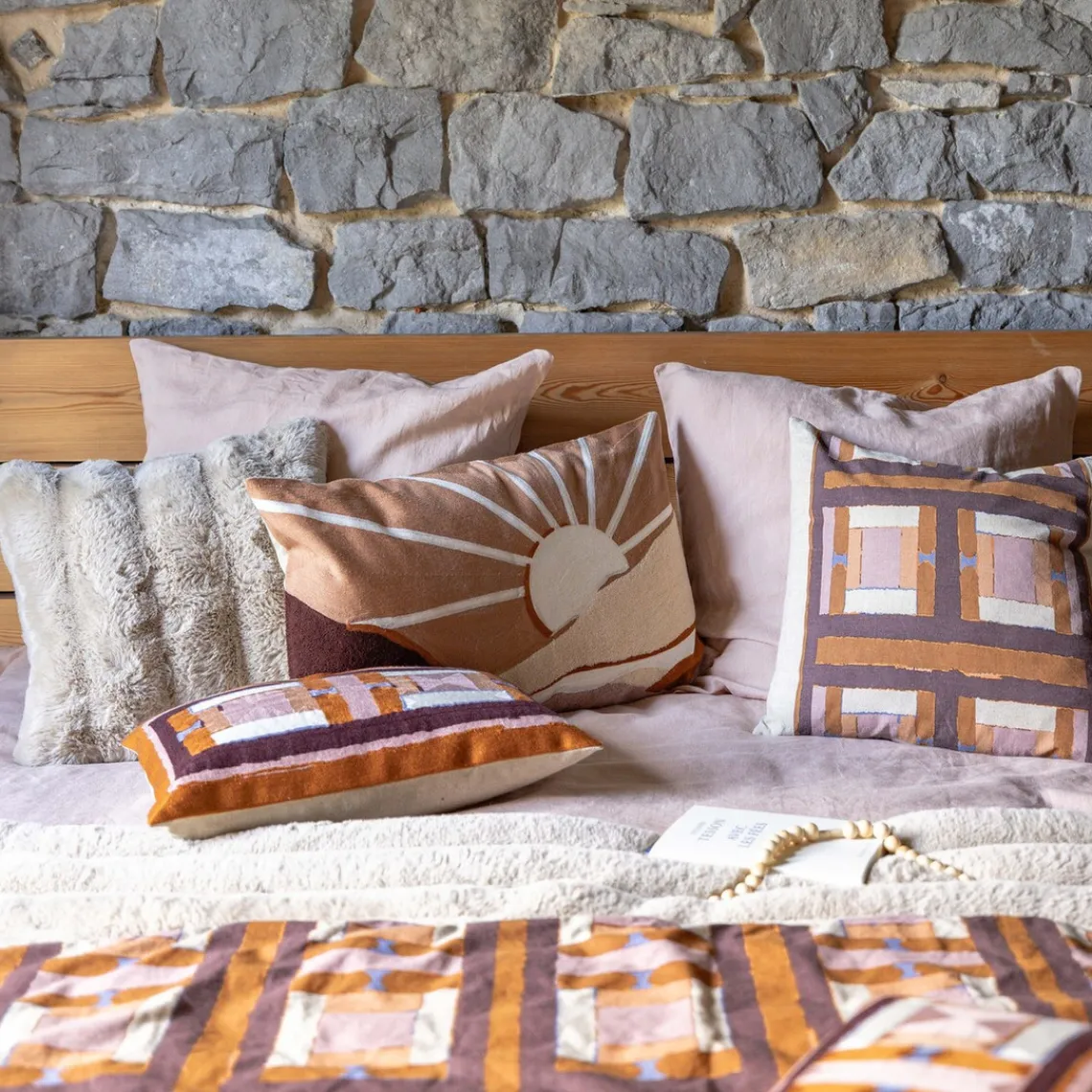 Maison Vivaraise Coussin Astrid Naturel