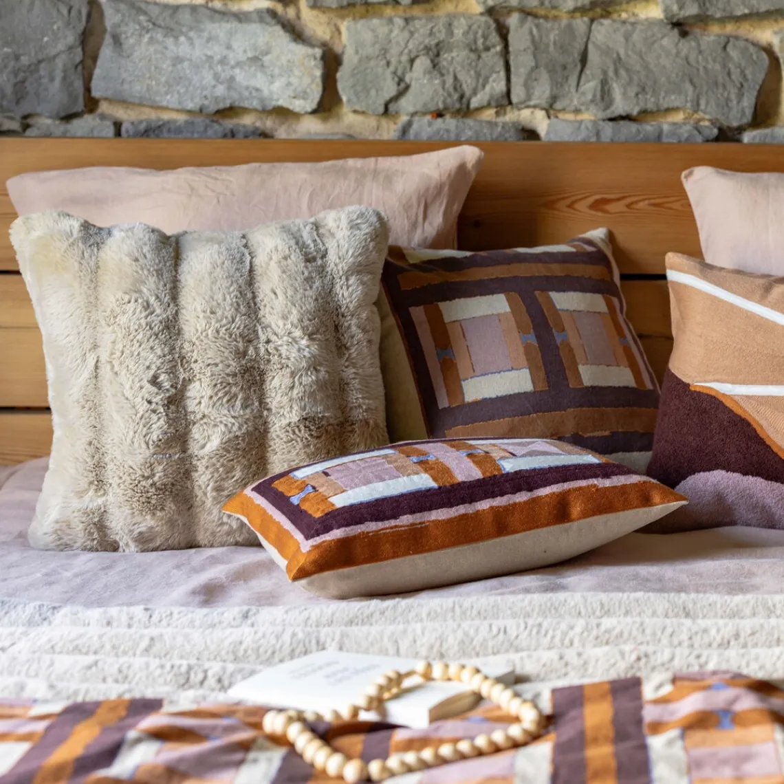 Maison Vivaraise Coussin Astrid Naturel