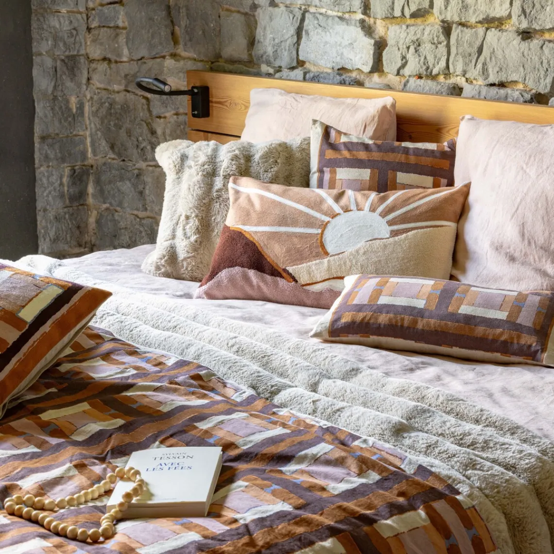 Maison Vivaraise Coussin Astrid Naturel