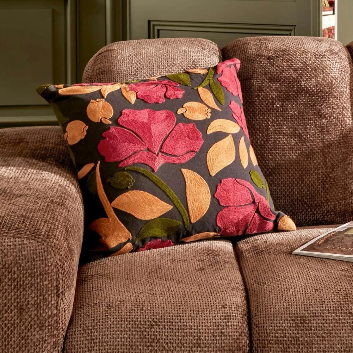 3S. x Home Coussin Bellissima 45x45cm - violet New