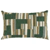 3S. x Home Coussin Calix 50x30cm - vert Kaki Sale