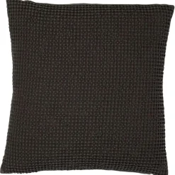 Maison Vivaraise Coussin coton Maia Noir Carbone New