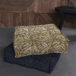 Today Coussin de sol en coton 190g/m² TERANGA INAYA 40x40x12 Bronze Beige Discount
