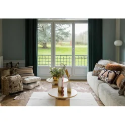 Maison Vivaraise Coussin de sol Gatsby Sienne 55 x 55 x 10 cm Sale