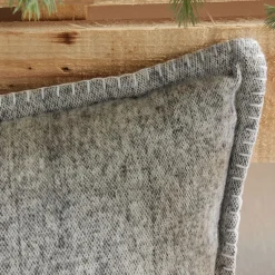 Today Coussin en coton HORS PISTE 40 x 90 - gris claire Sale