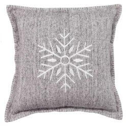 Today Coussin en coton HORS PISTE 45 x 45 - clair Flocon Gris Clearance
