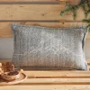 Today Coussin en coton HORS PISTE 40 x 60 - gris clair Montagne New