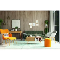 3S. x Home Coussin en coton SUNNY 30x50 Gris Broderie Vélo Noir Best