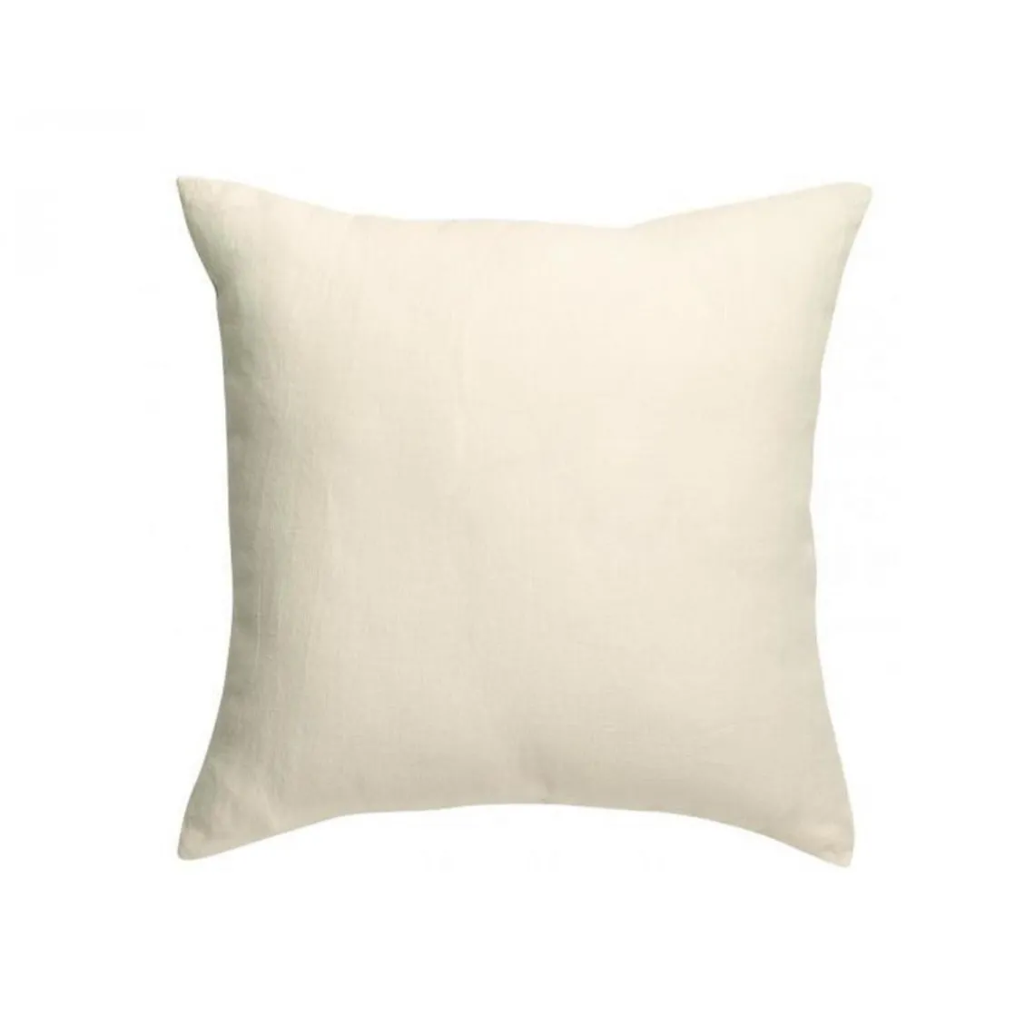 Maison Vivaraise Coussin en lin uni Zeff Craie Clearance