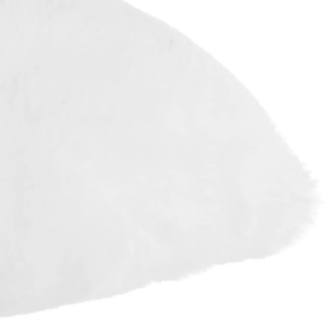 3S. x Home Coussin fourrure blanc Sale