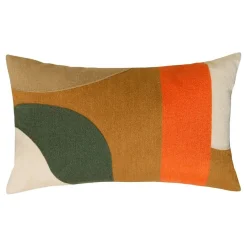 3S. x Home Coussin Hary marron caramel Discount