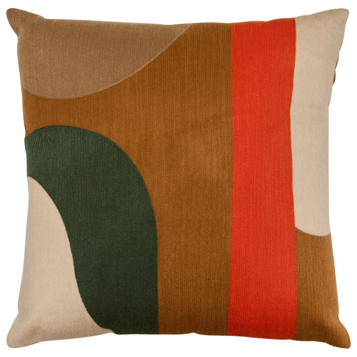 3S. x Home Coussin Hary marron caramel Discount