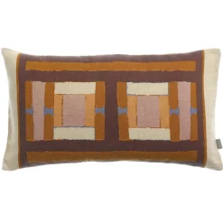 Maison Vivaraise Coussin imprimé Taho Cuivre Best