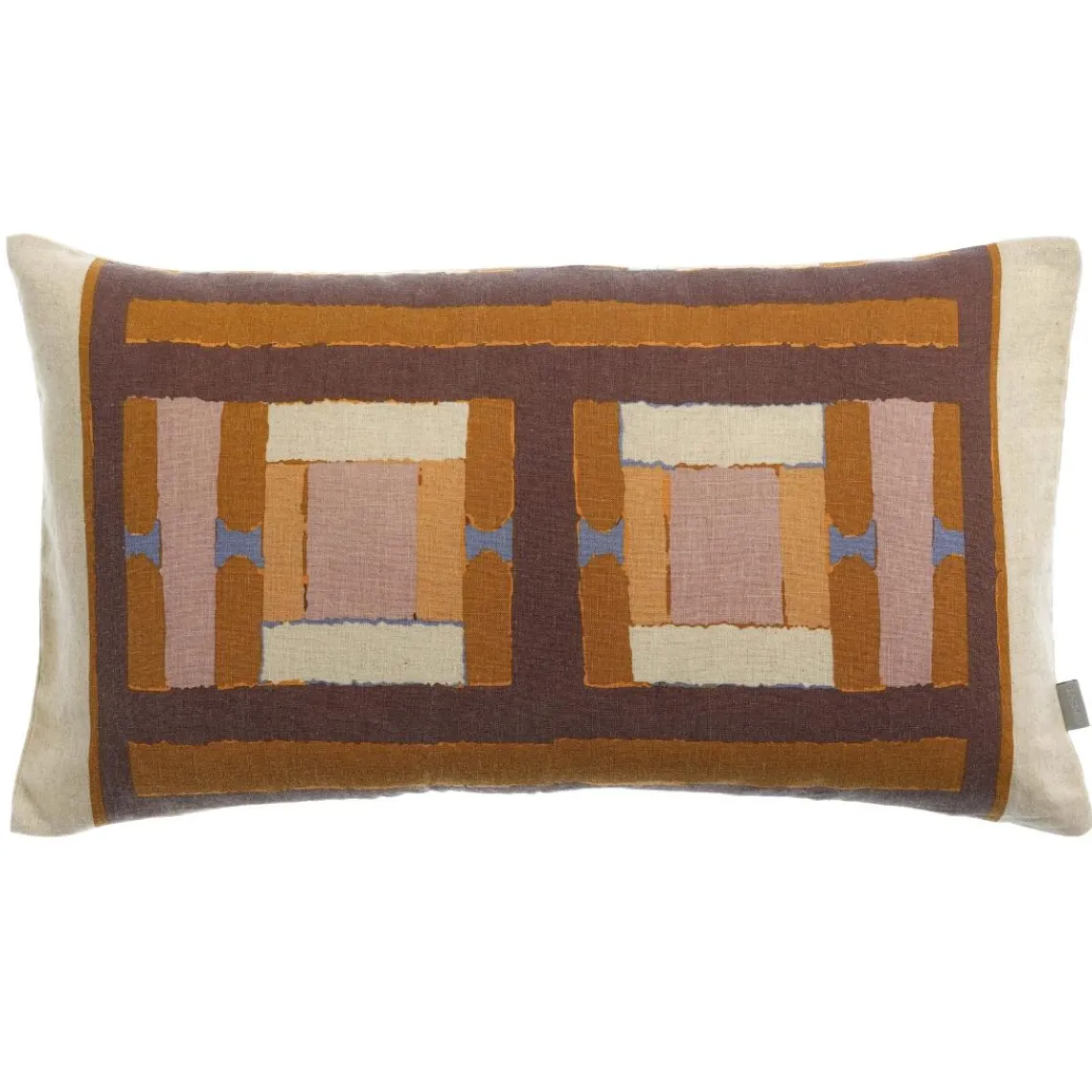 Maison Vivaraise Coussin imprimé Taho Cuivre Best