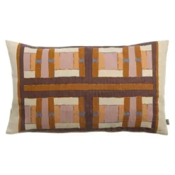 Maison Vivaraise Coussin imprimé Taho Cuivre Best