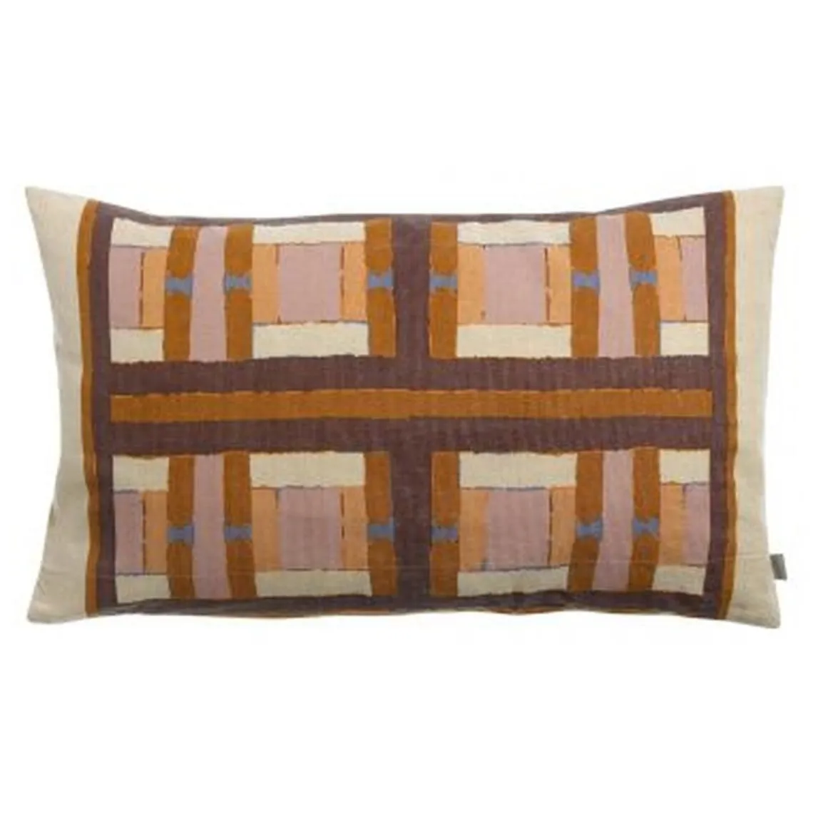 Maison Vivaraise Coussin imprimé Taho Cuivre Best