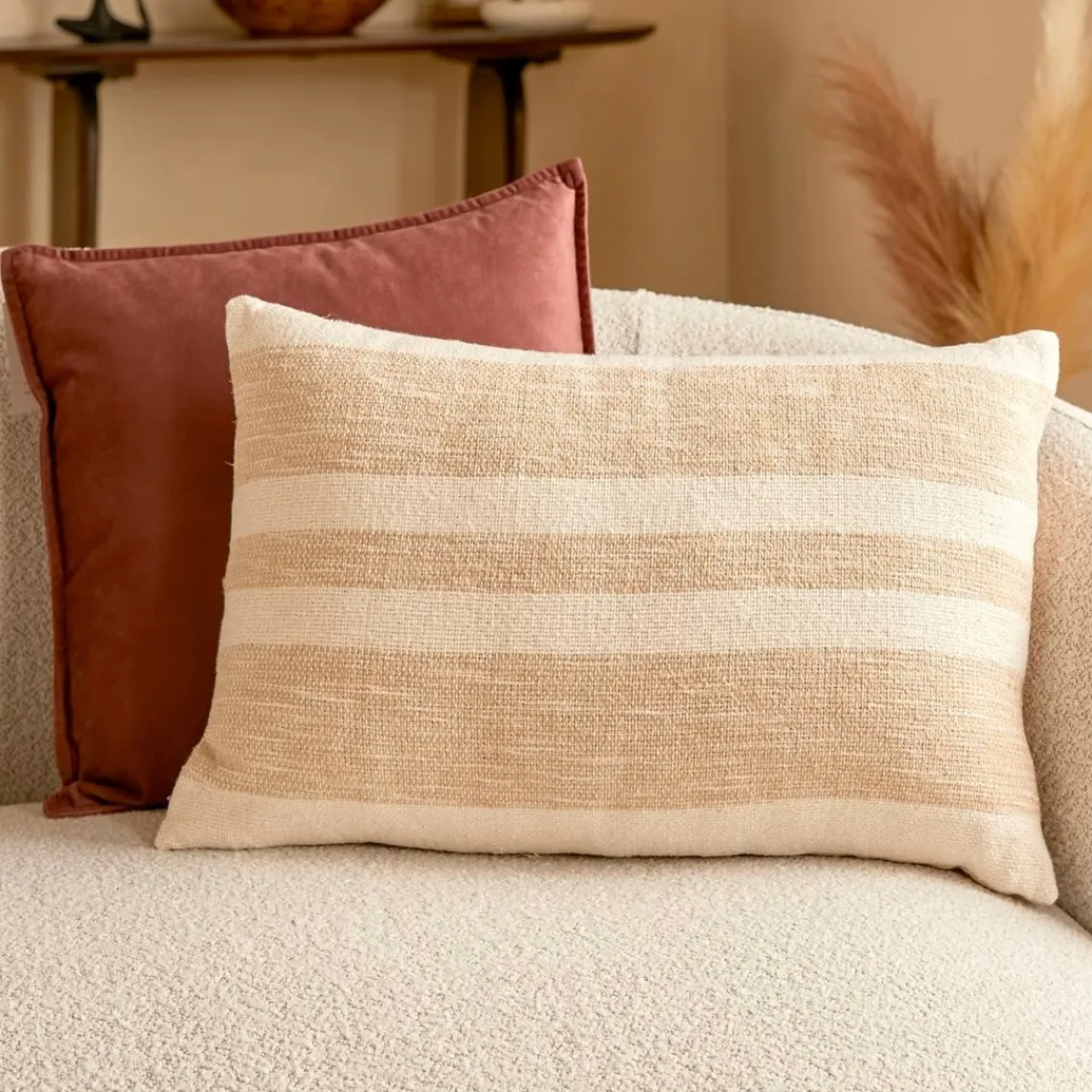 3S. x Home Coussin Laini - blanc Sale