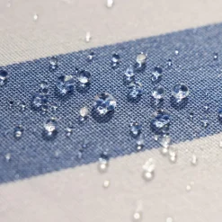 Becquet Coussin matelas en polyester PORNIC exterieur rayé Bleu New