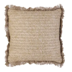 3S. x Home Coussin Raphia Dehoussable Naturel 40x40cm Best
