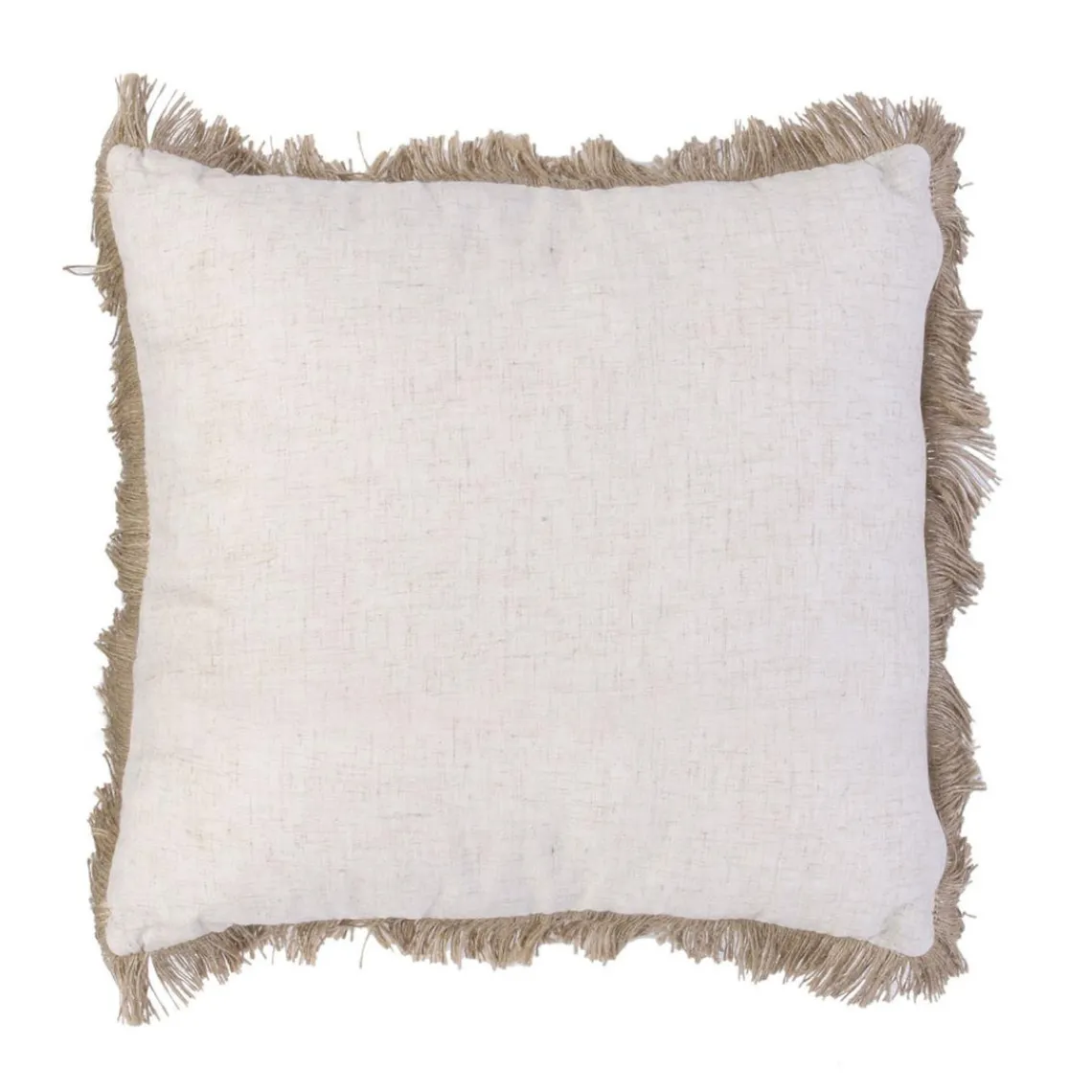 3S. x Home Coussin Raphia Dehoussable Naturel 40x40cm Best