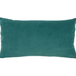 Maison Vivaraise Coussin uni Elise Vert de gris 30 x 50 Outlet