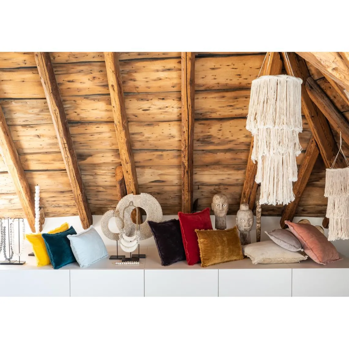 Maison Vivaraise Coussin uni Fara Bronze 40 x 65 Best