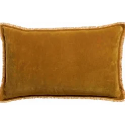 Maison Vivaraise Coussin uni Fara Safran 40 x 65 New