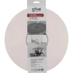 3S. x Home Couvercle anti éclaboussure D35cm gris en silicone