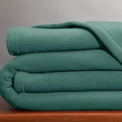 Becquet Couure POLAIRE unie microfibre tempérée eucalyptus Vert Outlet