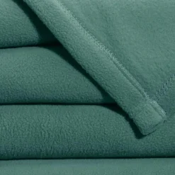 Becquet Couure POLAIRE unie microfibre tempérée eucalyptus Vert Outlet