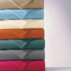 Becquet Couverture POLAIRE UNIE microfibre tempérée Gris Sale