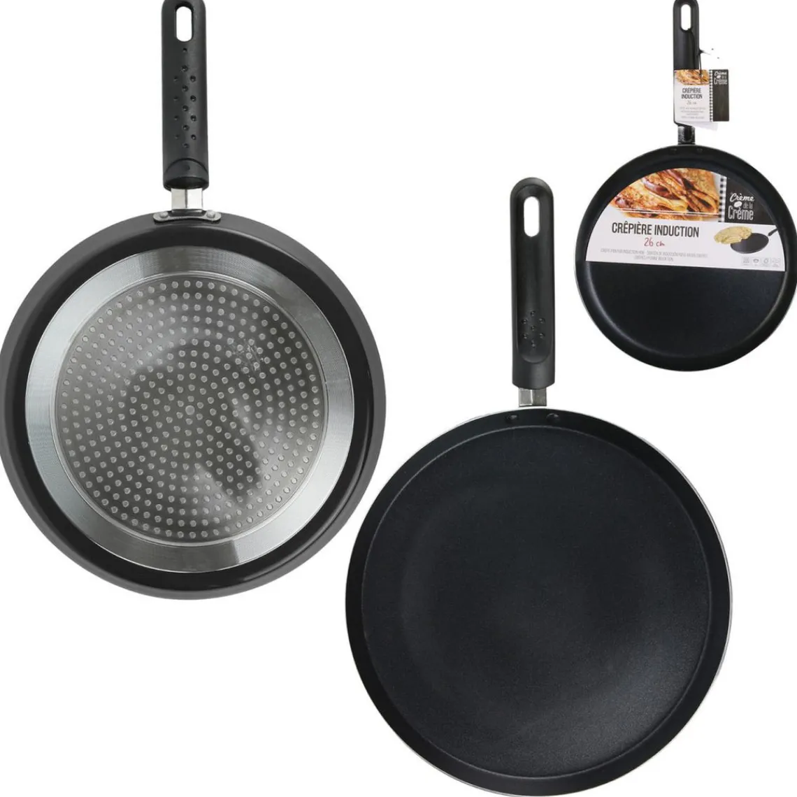 3S. x Home Creperie induction noire 26cm FORD Hot