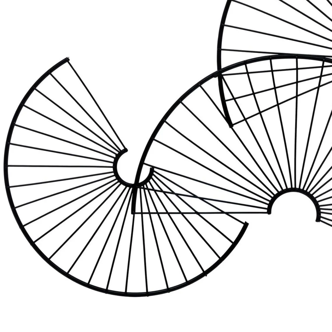 3S. x Home Déco Murale CLOE 35X77 Noir Métal Clearance