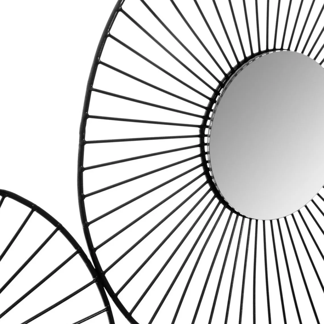 3S. x Home Décoration Murale 5 Miroirs Noir Clearance