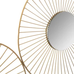 3S. x Home Décoration Murale 5 Miroirs Doré Discount