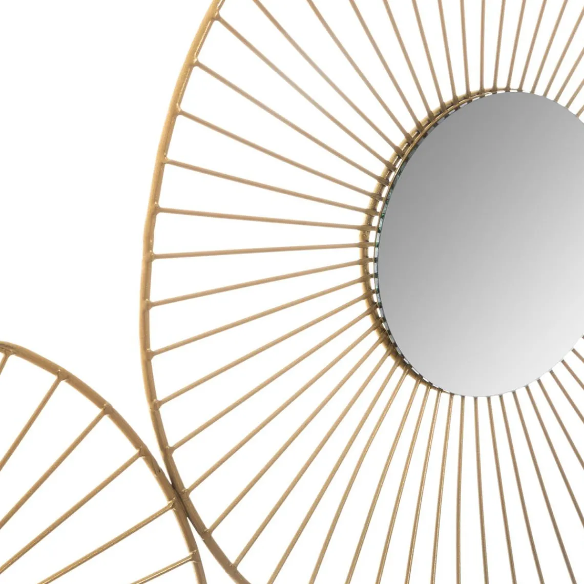 3S. x Home Décoration Murale 5 Miroirs Doré Discount