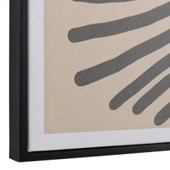 Macabane Décoration murale B en papier japonais, cadre noir HOMER New