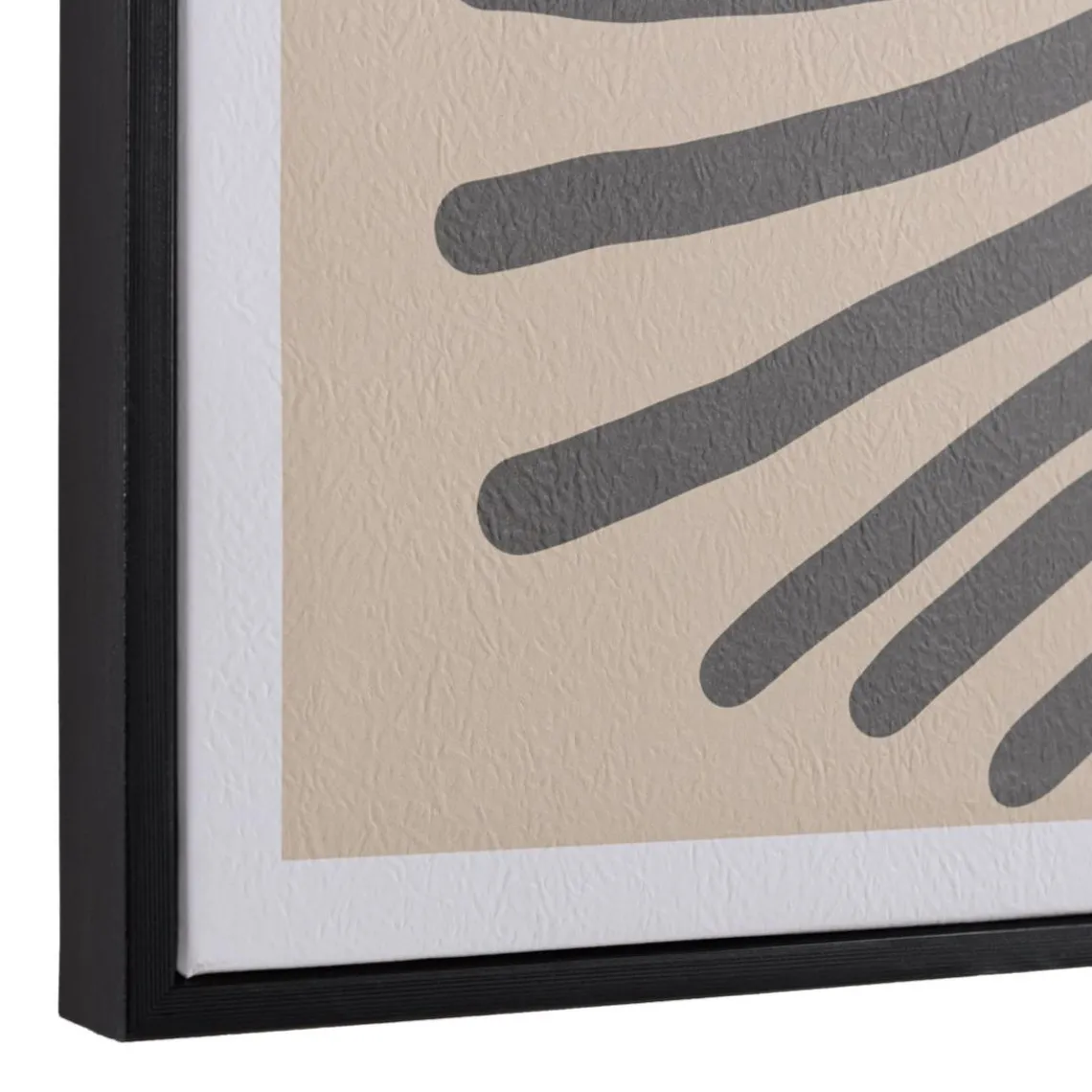 Macabane Décoration murale B en papier japonais, cadre noir HOMER New