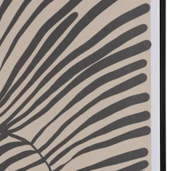 Macabane Décoration murale B en papier japonais, cadre noir HOMER New