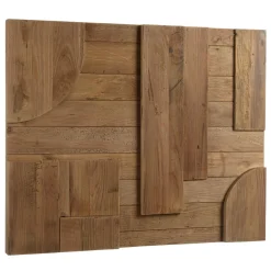 Macabane Décoration murale B formes géométriques en Pin recyclé SANDY Marron Online