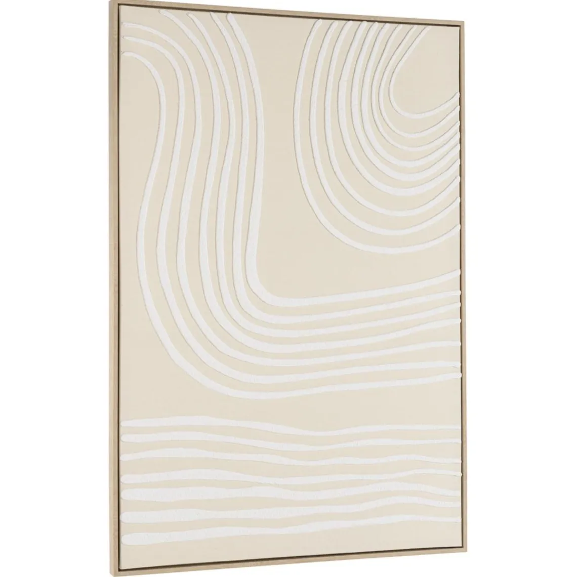 Macabane Décoration murale C lignes abstraites, cadre naturel HOMER Online