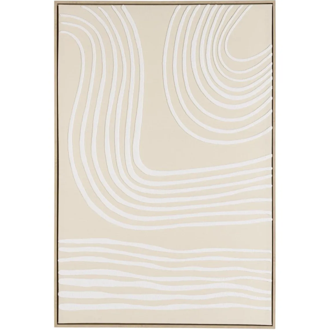 Macabane Décoration murale C lignes abstraites, cadre naturel HOMER Online