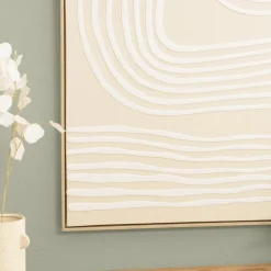 Macabane Décoration murale C lignes abstraites, cadre naturel HOMER Online
