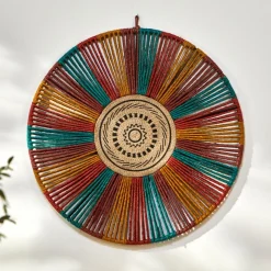 Becquet Décoration Murale Flechette en Cordes Couleurs Multicolore Clearance