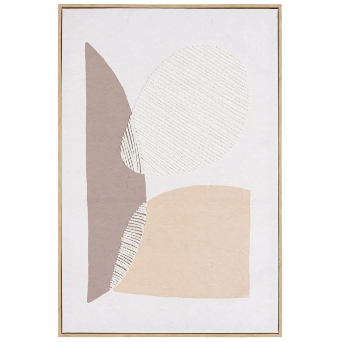 Macabane Décoration murale formes abstraites n°1, cadre naturel HOMER Hot