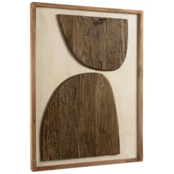 Macabane Décoration murale formes sur fond blanc en Pin recyclé SANDY Online